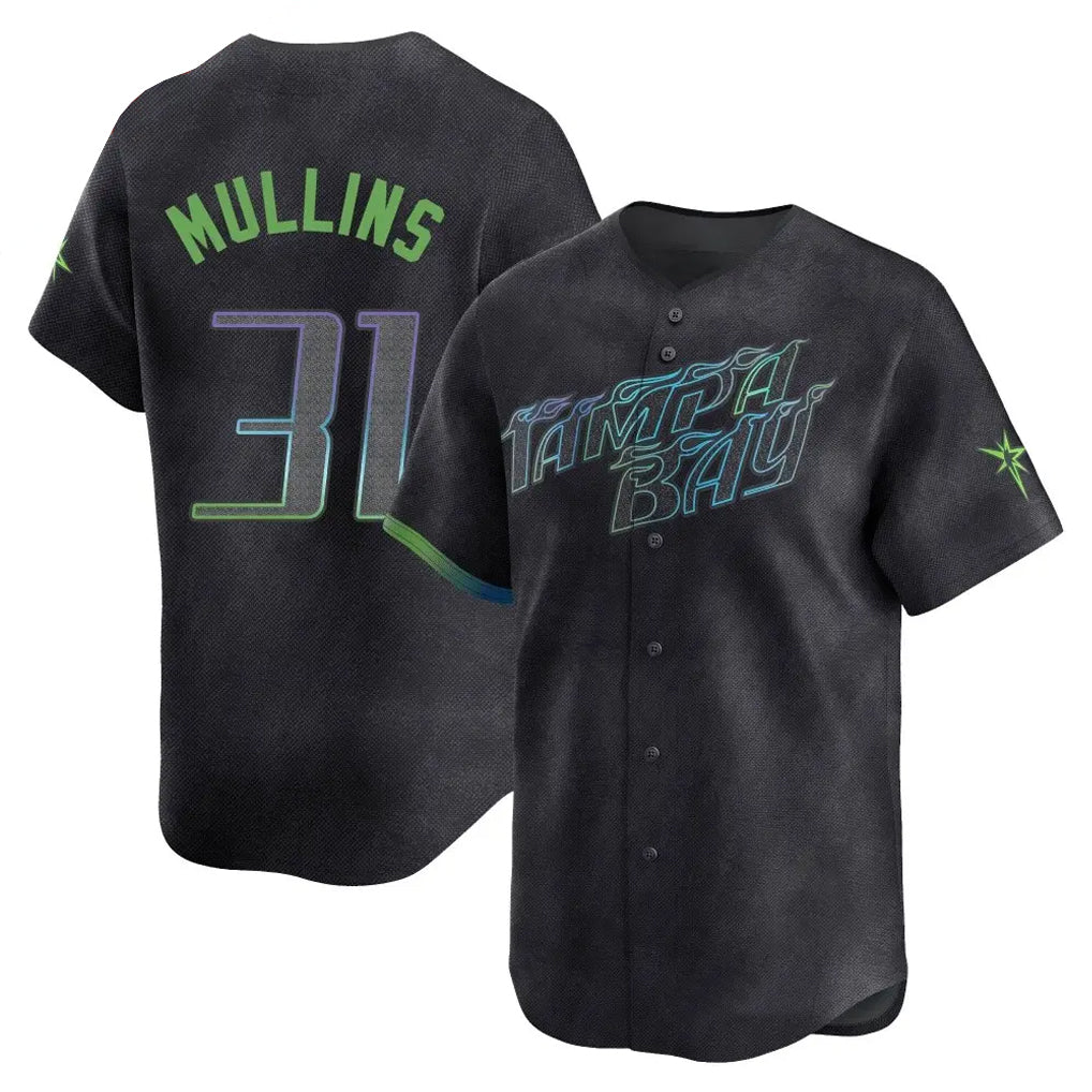 Ldoa TB.Rays #31 Cedric Mullins Player Black City Connect Home Limited Stitched Jerseys