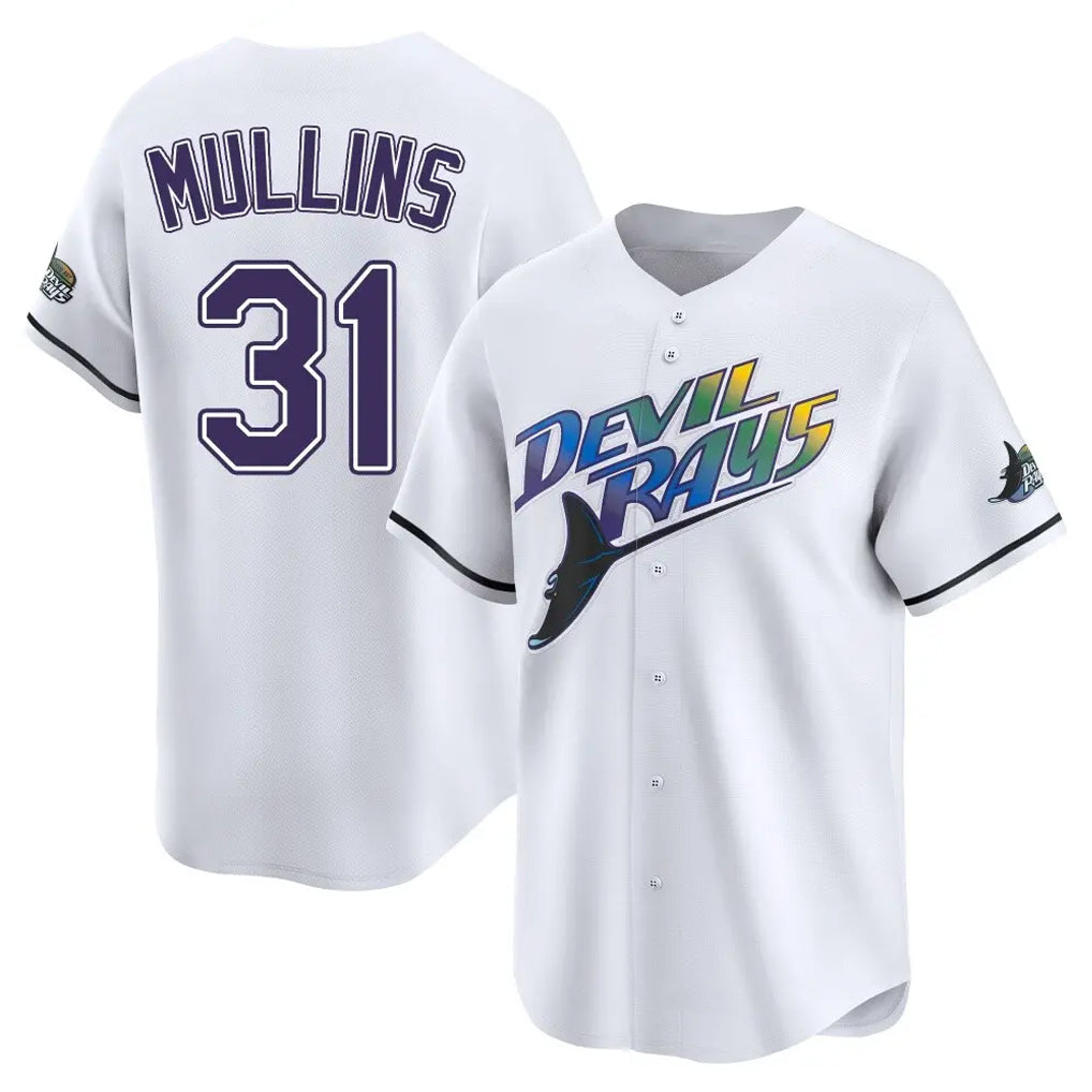 Ldoa TB.Rays #31 Cedric Mullins Player White City Connect Home Stitched Jerseys