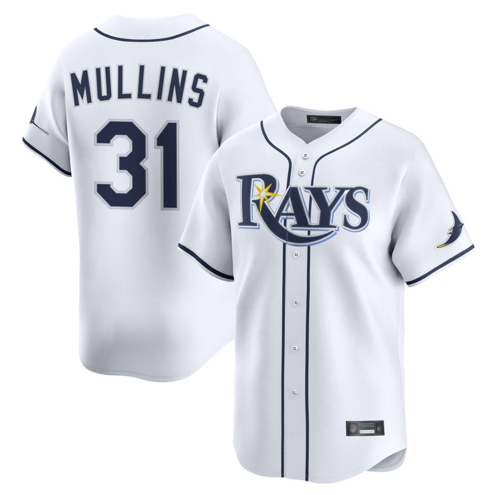 Ldoa TB.Rays #31 Cedric Mullins Player White Home Limited Stitched Jerseys