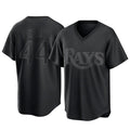 Ldoa TB.Rays #44 Ryan Pepiot Player Black Home Game Stitched Jerseys