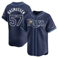 Ldoa TB.Rays #57 Drew Rasmussen Player Navy Home Limited Stitched Jerseys