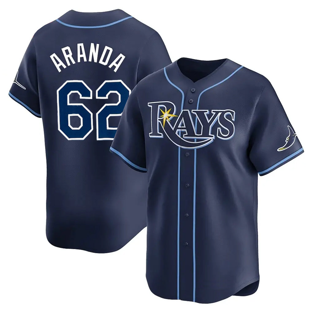 Ldoa TB.Rays #62 Jonathan Aranda Player Navy Home Limited Stitched Jerseys