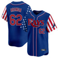 Ldoa TB.Rays #62 Jonathan Aranda Player Royal 2025 Independence Day Vapor Premier Limited Stitched Jerseys