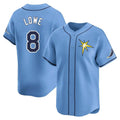 Ldoa TB.Rays #8 Brandon Lowe Player Light Blue Home Limited Stitched Jerseys