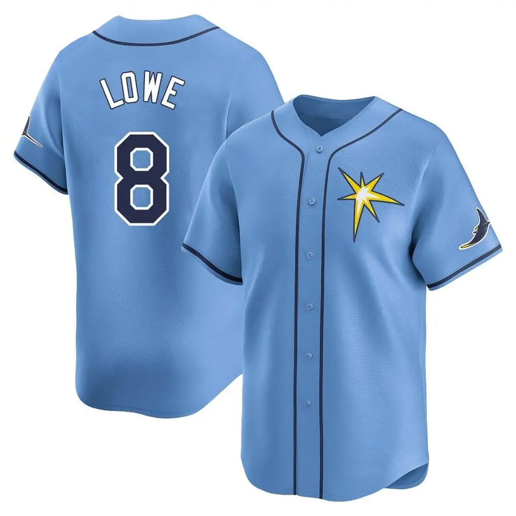 Ldoa TB.Rays #8 Brandon Lowe Player Light Blue Home Limited Stitched Jerseys