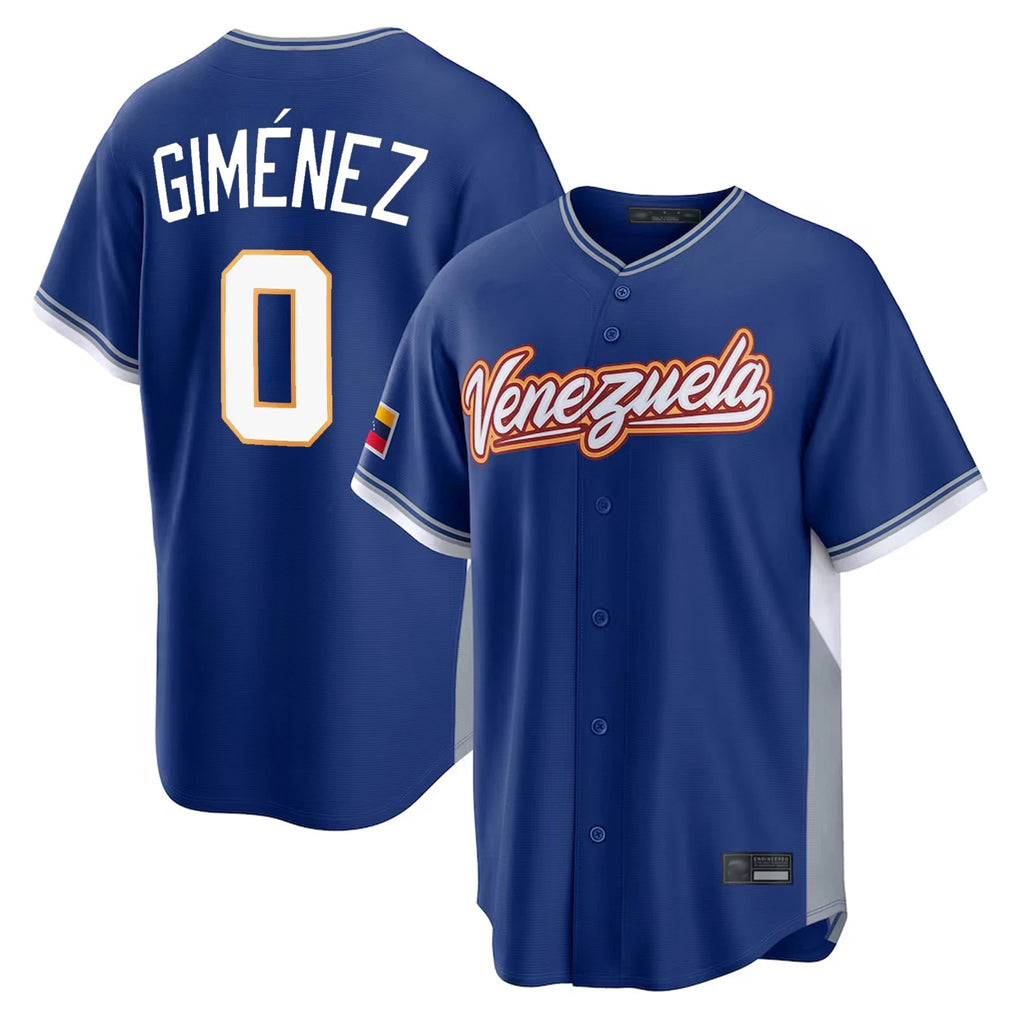 Ldoa T.Blue Jays #0 Andres Gimenez Player Royal 2026 World Series Classic Limited Stitched Jerseys