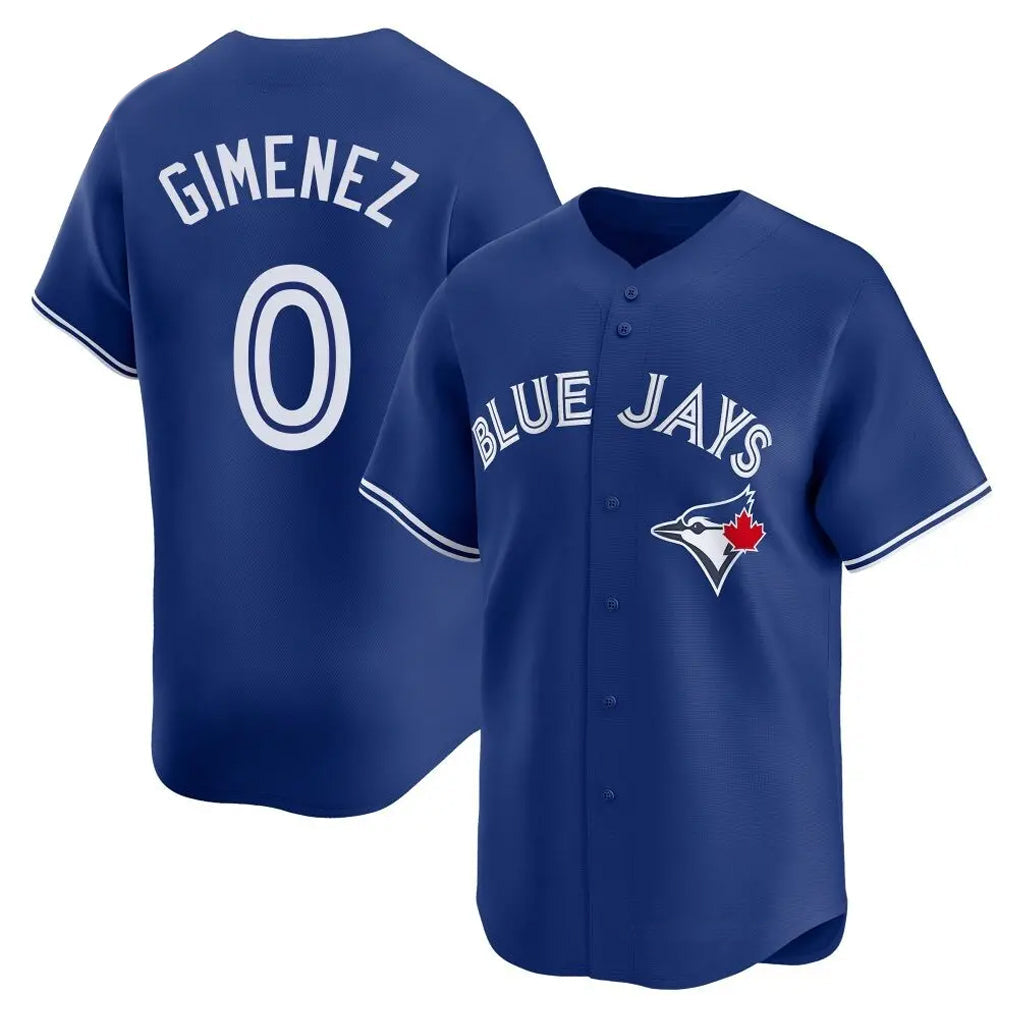 Ldoa T.Blue Jays #0 Andres Gimenez Player Royal Home Game Stitched Jerseys