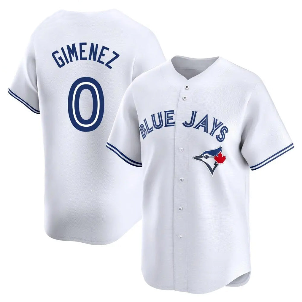 Ldoa T.Blue Jays #0 Andres Gimenez Player White Home Limited Stitched Jerseys