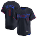 Ldoa T.Blue Jays #11 Bo Bichette Player Black City Connect Limited Home Stitched Jerseys