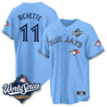 Ldoa T.Blue Jays #11 Bo Bichette Player Blue 2025 World Series Game Stitched Jerseys