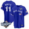 Ldoa T.Blue Jays #11 Bo Bichette Player Blue 2025 World Series Rush Limited Stitched Jerseys