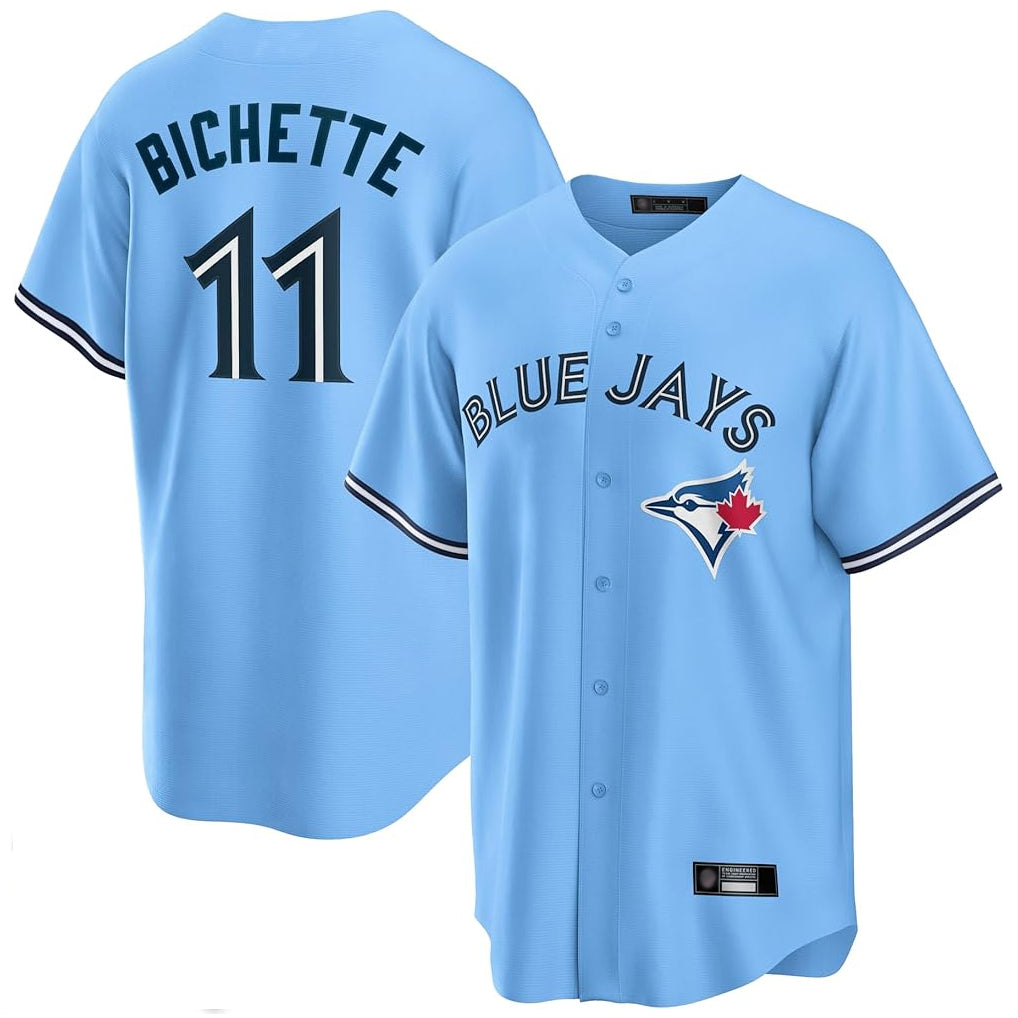 Ldoa T.Blue Jays #11 Bo Bichette Player Blue Home Limited Stitched Jerseys