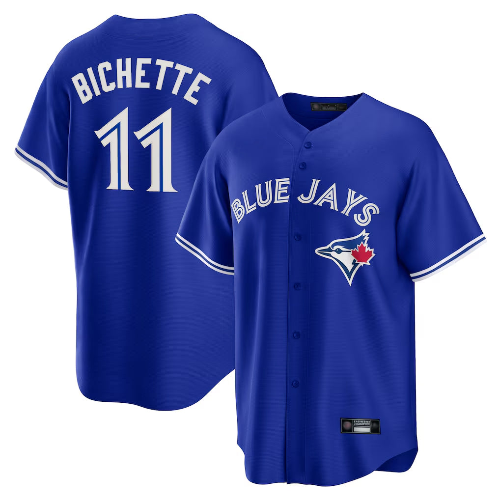 Ldoa T.Blue Jays #11 Bo Bichette Player Blue Rush Limited Stitched Jerseys