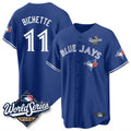 Ldoa T.Blue Jays #11 Bo Bichette Player Royal 2025 World Series Limited Home Stitched Jerseys