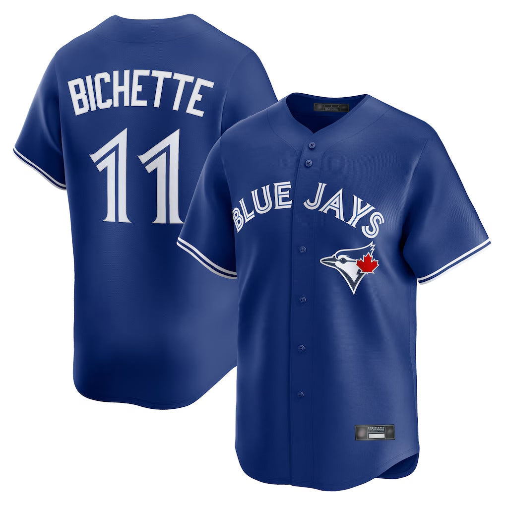 Ldoa T.Blue Jays #11 Bo Bichette Player Royal Limited Home Stitched Jerseys