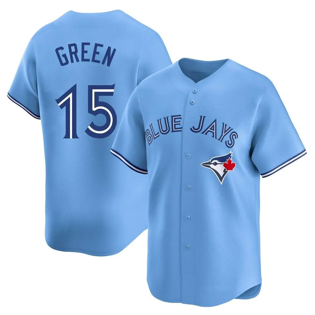 Ldoa T.Blue Jays #15 Chad Green Player Blue Home Limited Stitched Jerseys