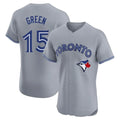 Ldoa T.Blue Jays #15 Chad Green Player Gray Home Elite Limited Stitched Jerseys