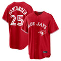 Ldoa T.Blue Jays #25 Anthony Santander Player Red Home Limited Stitched Jerseys