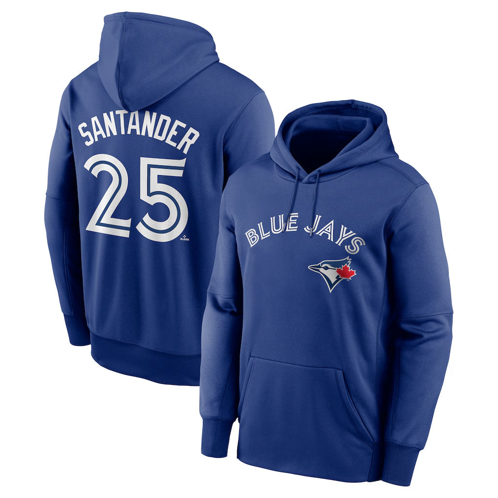 Ldoa T.Blue Jays #25 Anthony Santander Player Royal Performance Pullover Hoodie
