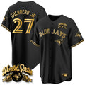 Ldoa T.Blue Jays #27 Vladimir Guerrero Jr Player Black 2025 American League All Stitched Jerseys