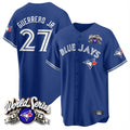 Ldoa T.Blue Jays #27 Vladimir Guerrero Jr Player Navy 2025 American League All Stitched Jerseys
