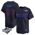 Ldoa T.Blue Jays #30 Alejandro Kirk Player Black 2025 World Series City Connect Stitched Jerseys