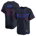 Ldoa T.Blue Jays #30 Alejandro Kirk Player Black City Connect Stitched Jerseys