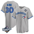 Ldoa T.Blue Jays #30 Alejandro Kirk Player Gray 2025 World Series Limited Stitched Jerseys
