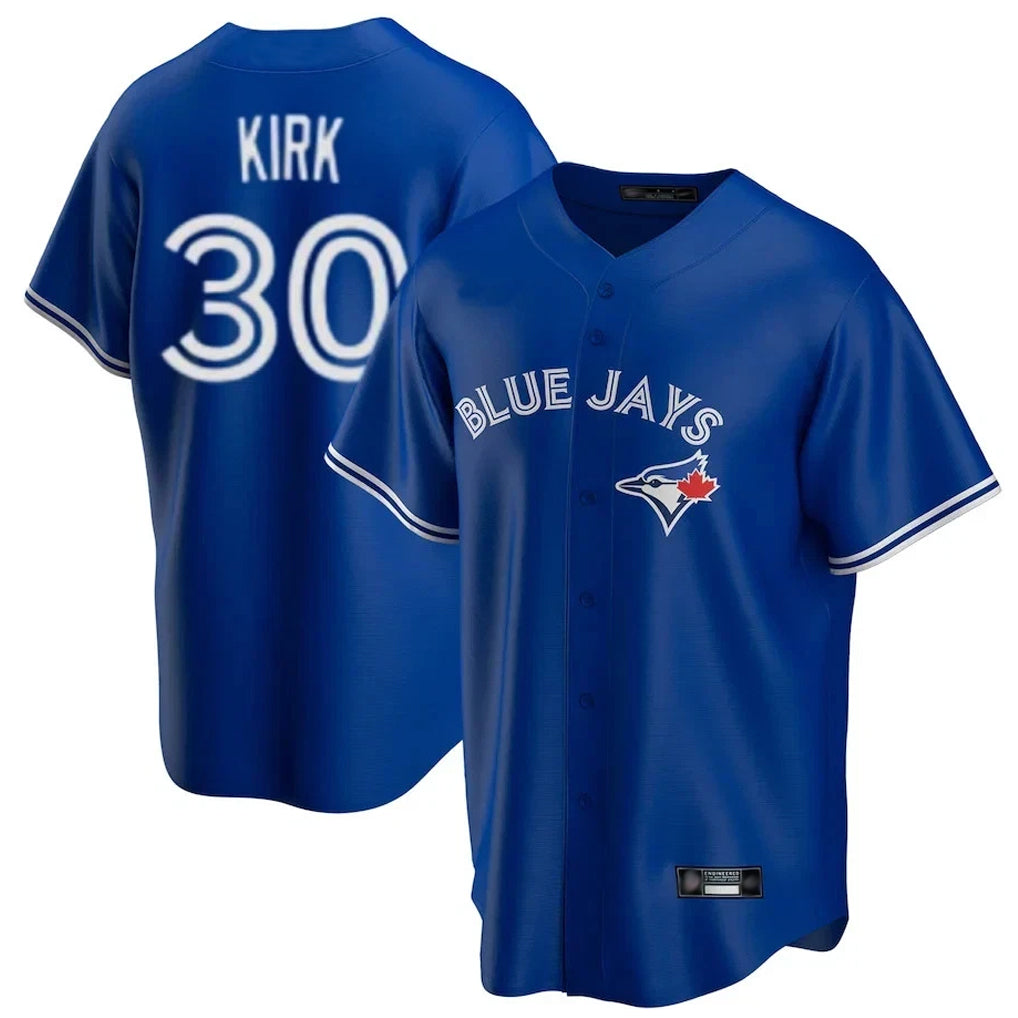 Ldoa T.Blue Jays #30 Alejandro Kirk Player Royal Game Stitched Jerseys