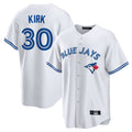 Ldoa T.Blue Jays #30 Alejandro Kirk Player White Home Game Stitched Jerseys