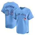 Ldoa T.Blue Jays #34 Kevin Gausman Player Blue Home Limited Stitched Jerseys