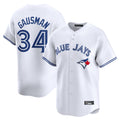 Ldoa T.Blue Jays #34 Kevin Gausman Player White Home Limited Stitched Jerseys