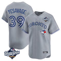 Ldoa T.Blue Jays #39 Trey Yesavage Player Gray 2025 American League Limited All Stitched Jerseys