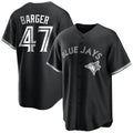 Ldoa T.Blue Jays #47 Addison Barger Player Black City Connect Limited Stitched Jerseys