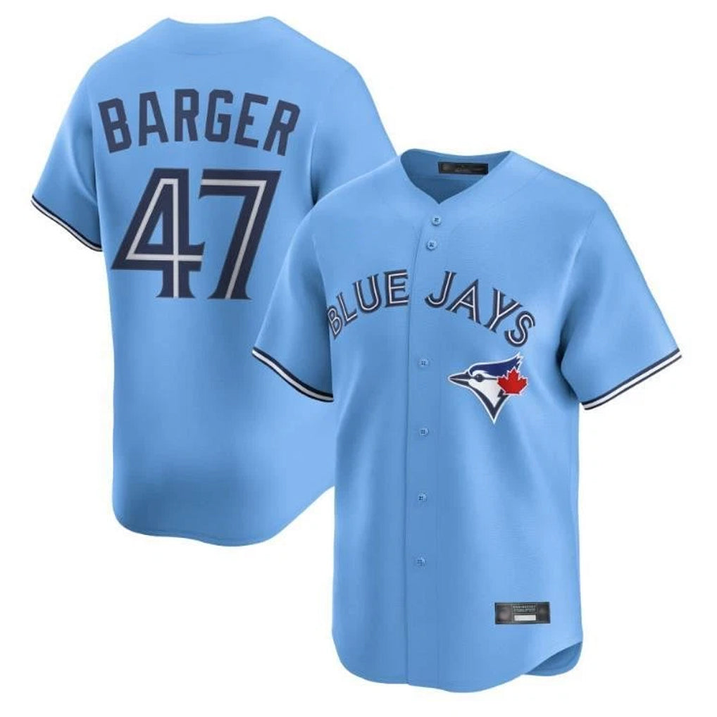 Ldoa T.Blue Jays #47 Addison Barger Player Blue Replica Stitched Jerseys