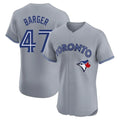 Ldoa T.Blue Jays #47 Addison Barger Player Gray Elite Limited Stitched Jerseys