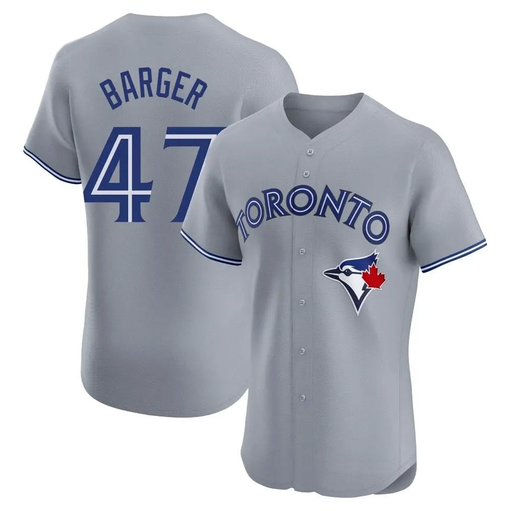 Ldoa T.Blue Jays #47 Addison Barger Player Gray Elite Limited Stitched Jerseys