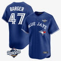 Ldoa T.Blue Jays #47 Addison Barger Player Navy 2025 World Series Limited Stitched Jerseys