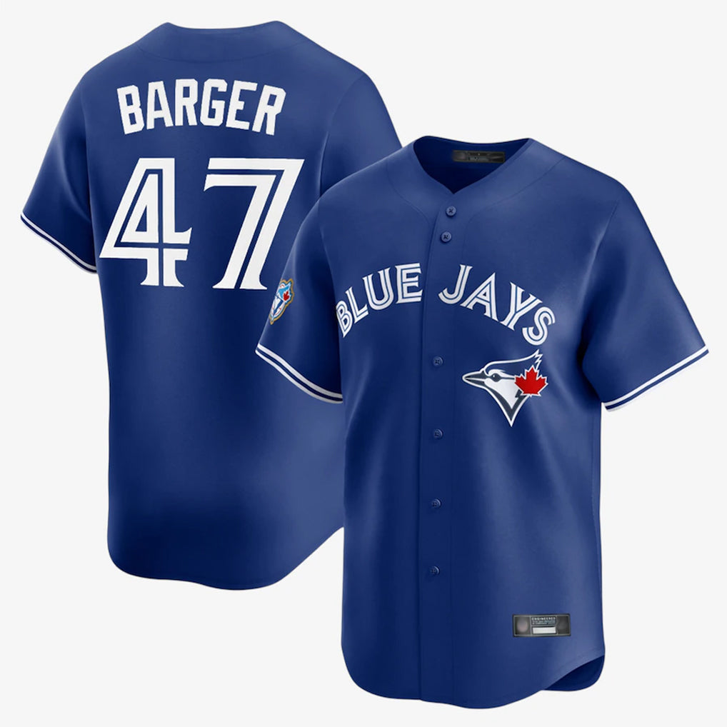 Ldoa T.Blue Jays #47 Addison Barger Player Royal Home Limited Stitched Jerseys