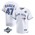 Ldoa T.Blue Jays #47 Addison Barger Player White 2025 World Series Limited Stitched Jerseys