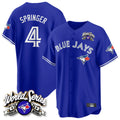 Ldoa T.Blue Jays #4 George Springer Player Royal 2025 American League All Stitched Jersey
