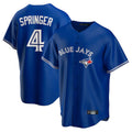 Ldoa T.Blue Jays #4 George Springer Player Royal Game Stitched Jerseys