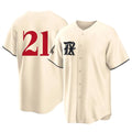 Ldoa T.Rangers #21 Jake Burger Player Cream City Connect Limited Stitched Jerseys