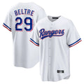 Ldoa T.Rangers #29 Adrian Beltre Player White Home Game Stitched Jerseys