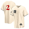 Ldoa T.Rangers #2 Marcus Semien Player Cream Limited City Connect Stitched Jerseys