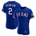 Ldoa T.Rangers #2 Marcus Semien Player Royal Elite Home Limited Stitched Jerseys