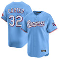 Ldoa T.Rangers #32 Evan Carter Player Light Blue Home Limited Stitched Jerseys