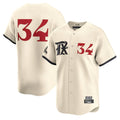 Ldoa T.Rangers #34 Nolan Ryan Player Cream City Connect Limited Cream Stitched Jerseys