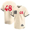 Ldoa T.Rangers #48 Jacob deGrom Player Cream Limited City Connect Stitched Jerseys