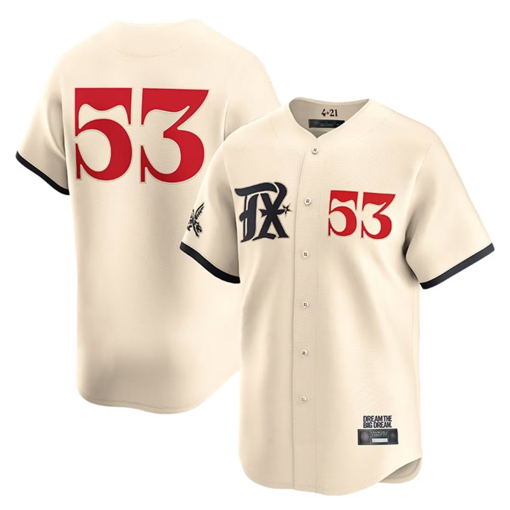 Ldoa T.Rangers #53 Adolis Garcia Player Cream City Connect Limited Stitched Jerseys